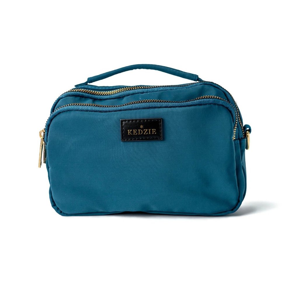 Kedzie Teal Crossbody Bag Shoulder Purse Messenger Wallet Lightweight B…